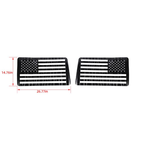 Rear Window Decor Sticker Trim Decals For Ford Bronco 2021+ US Flag Accessories | CheroCar