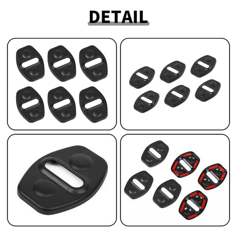 For 2021+ Ford Bronco 6 x Door Lock Protect Cover Buckle Trim Decor 4Door