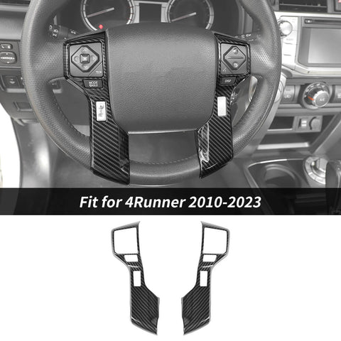 For 2010-2023 Toyota 4Runner Steering Wheel Cover Decoration Trim High Version