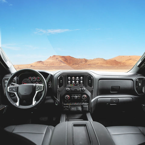 For 2019-2021 Chevy Silverado/ GMC-SIERRA Inner Center Console Dashboard Air Vent Trim Cover Kit