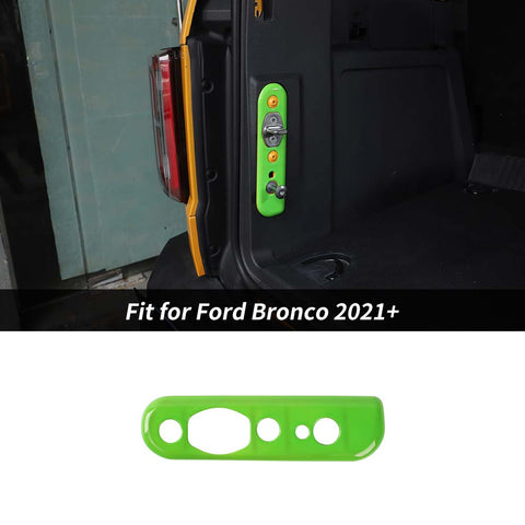 Trunk Tailgate Latch Door Lock Panel Cover For Ford Bronco 2021+ Accessories | CheroCar