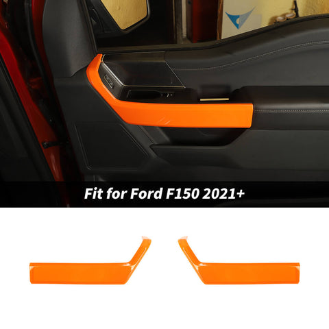 For 2021+ Ford F150 Inner Front Door Handle Panel Cover Trim Decor