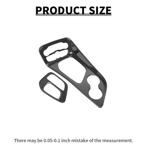 For 2015+ Dodge Challenger Interior Center Gear Shift Panel Trim Cover