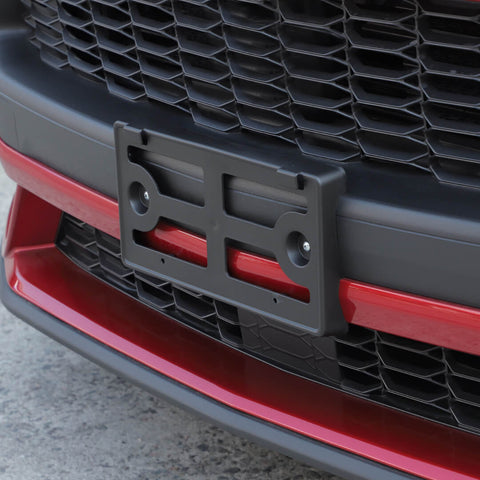 For 2024+ Ford Mustang Front License Plate Bracket Mount Nameplate Holder