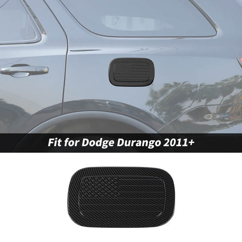 For 2011+ Dodge Durango Fuel Tank Door Cover Gas Lid Cap Trim US Flag