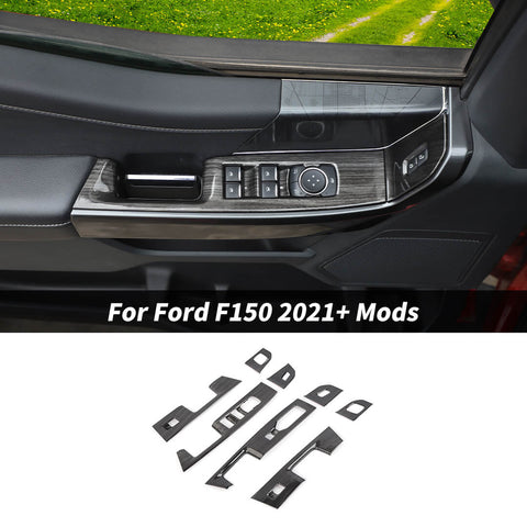 For 2021+ Ford F150 Interior Window Lift Switch Panel Cover Trim