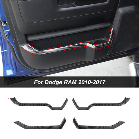 Front/Rear Door Storage Box Trim Decor Strip For Dodge RAM 1500 2010-2017 Accessories｜CheroCar