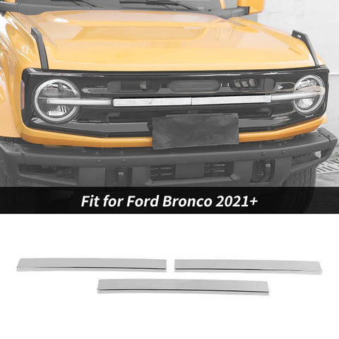 For 2021+ Ford Bronco Exterior Grille Insert Cover Trim Strips