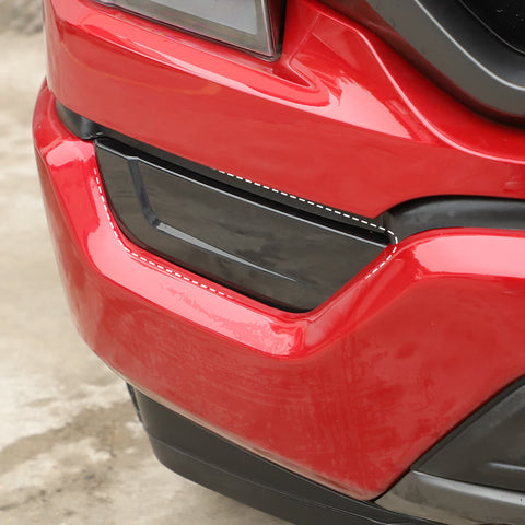 For 2021+ Ford F150 Smoked Black Front Fog Light Lamp Cover Trim Shell Guard