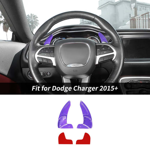 Steering Wheel Shift Paddle Cover Trim for Dodge Challenger & Charger 2015+ & Durango 2014+ A｜CheroCar