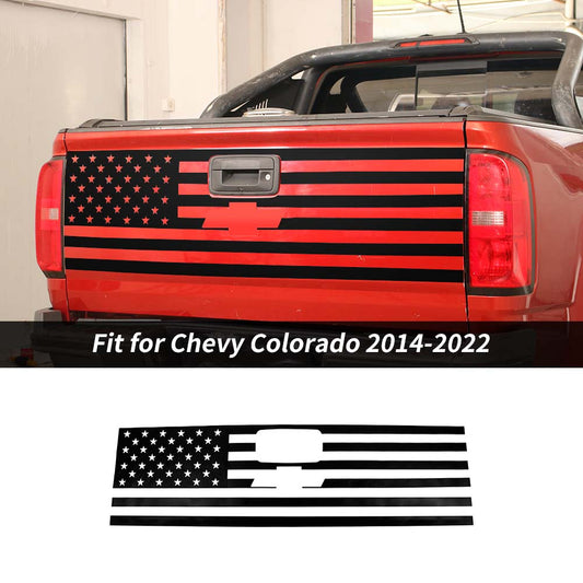 For 2014-2022 Chevy Colorado Pickup Truck Tailgate sticker Decal US Flag