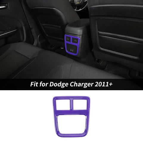 Interior Rear Air Outlet Vent Trim Cover Frame For Dodge Charger/Chrysler 300C 2011+ Accessories | CheroCar