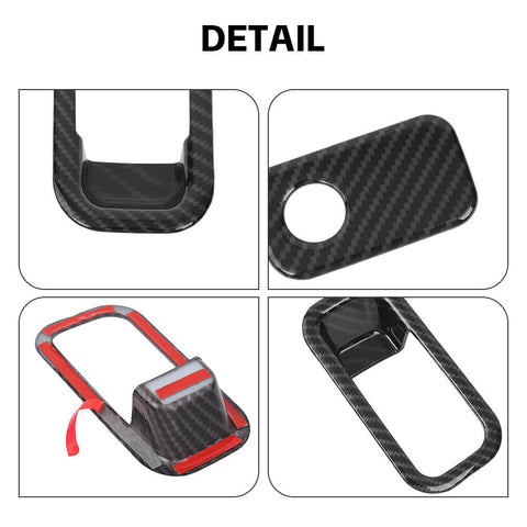 For 2024+ Ford Mustang Co-pilot Armrest Storage Box Switch Cover Trim