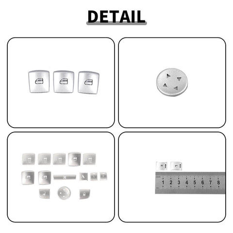 For 2010+ Dodge RAM/2011+ Charger/Durango Window Lift Switch Button Cover Trim