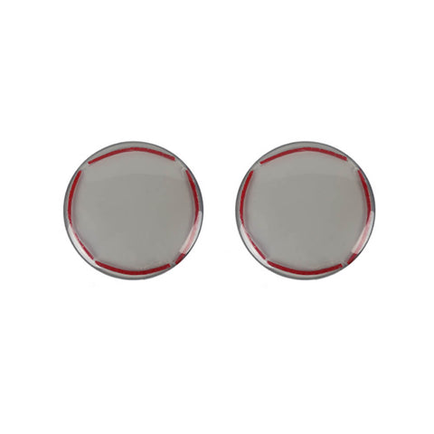 For 2009+ Dodge Challenger/2007-2012 Nitro Smoked Black Front Fog Lamp Light Decor Cover Trim