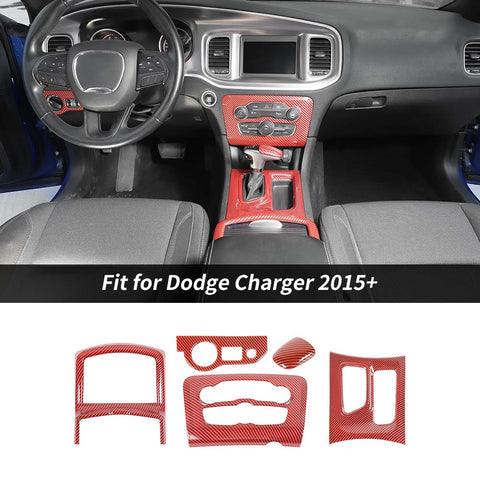 Interior Central Control Cover Trim Kit For Dodge Charger 2015+ Accessories | CheroCar