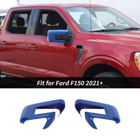 For 2021+ Ford F150 Side Rearview Mirror Cover Trim