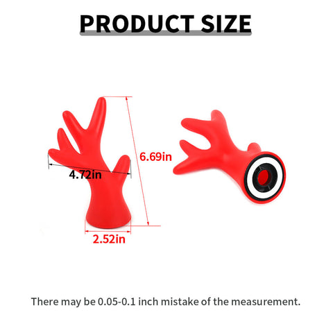 For Universal Car Exterior Car Top Cute Sticker Decor Accessories (2 pcs)