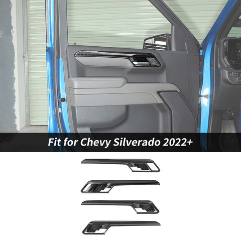 Interior Door Handles Panel Trim For Chevy Silverado/GMC Sierra 2022+ Accessories | CheroCar