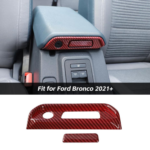 For 2021+ Ford Bronco Car Armrest Box Switch Decoration Cover Trim