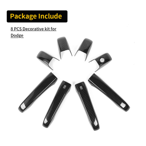 For 2011-2020 Dodge Durango Exterior Car Door Handle Shell Decor Cover Trim