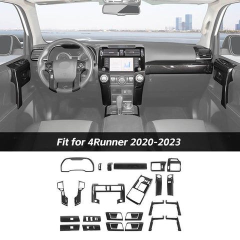 For 2020-2023 Toyota 4Runner 28 x Inner Dash Panel Decoration Cover Trim Kit