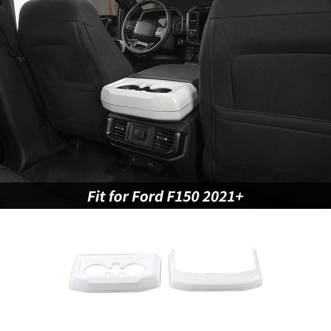 Interior Rear Cup Holder Panel Trim Cover For Ford F150 2021+ Accessories | CheroCar