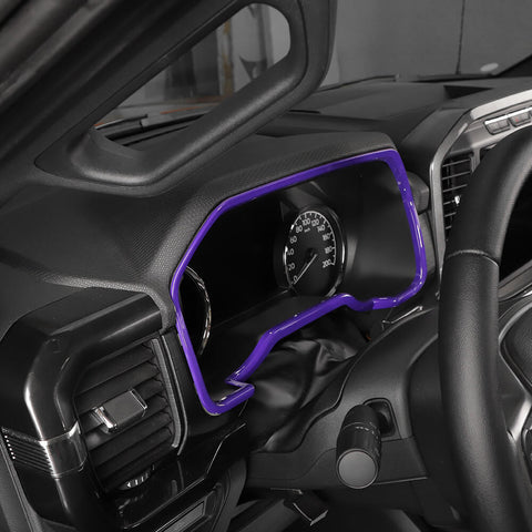 For 2021+ Ford F150 31 x Inner Center Console & Car Door Cover Trim Kit 4 Door Purple