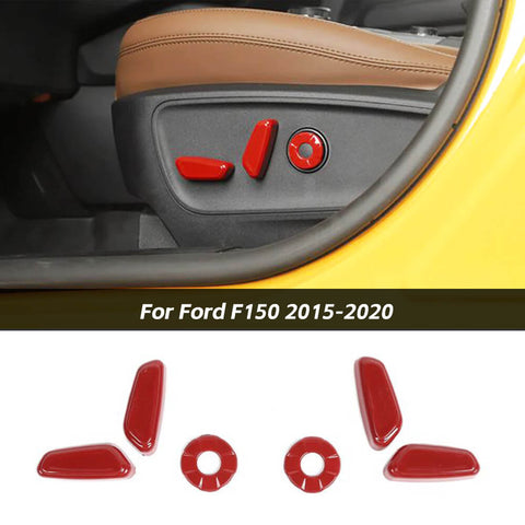 Interior Trim Full Set Available Separately Red For Ford F150 2015-2020 Accessories | CheroCar