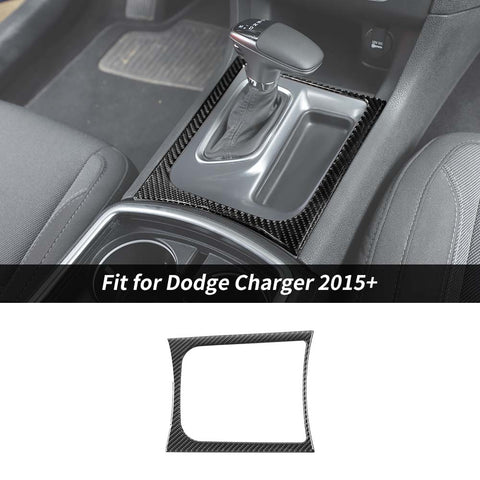 Interior Gear Panel Decor Cover Trim Sticker For Dodge Charger 2015+ Accessories | CheroCar