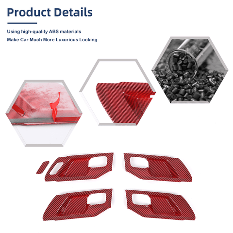 For 2018+ Dodge Ram TRX Inner Door Handle Bowl Cover Trim