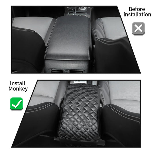 For 2010-2023 Toyota 4Runner Center Console Cover Armrest Box Leather Pad Cover