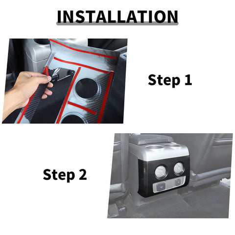 For 2009-2014 Ford F150 Raptor Rear Cup Holder Trim Cover