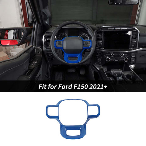 For 2021+ Ford F150 Steering Wheel Cover Trim