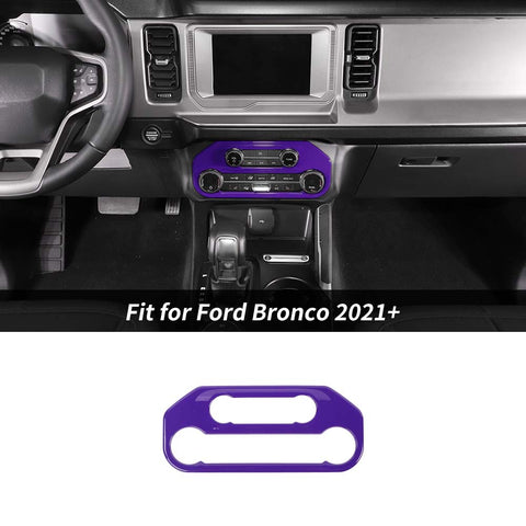 Air Conditioner Switch Panel Cover Trim Bezels For Ford Bronco 2021+ Accessories | CheroCar