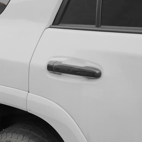 For 2010-2024 Toyota 4Runner Door Handle Trim Decor Cover With Smart Key Holes