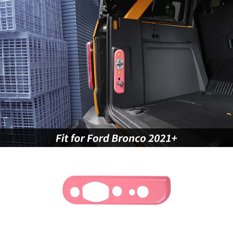 Trunk Tailgate Latch Door Lock Panel Cover For Ford Bronco 2021+ Accessories | CheroCar