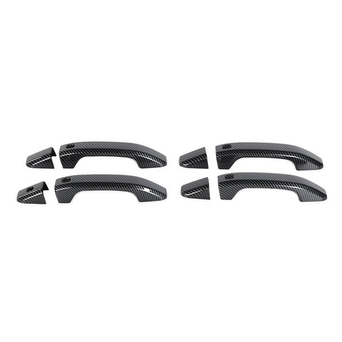 For 2014-2018 Chevy Silverado/GMC Sierra/2014-2019 Suburban/GMC YUKON/Tahoe Outer Door Handle Shell Cover Trim 4 Door