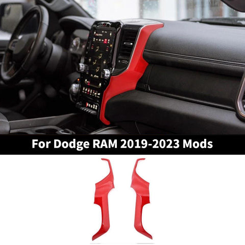 For 2019-2023 Dodge Ram Central Control Navigation Screen Side Cover Trim