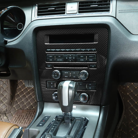 For 2009-2013 Ford Mustang Interior Central Control CD Navigation Panel Trim Cover