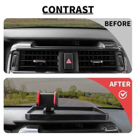 For 2010-2023 Toyota 4Runner Center Console phone Holder Mount Bracket With Storage Box Tray