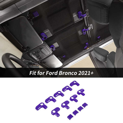 For 2021+Ford Bronco 4-Door 9 x Hardtop Release Open Switch Cover Trim