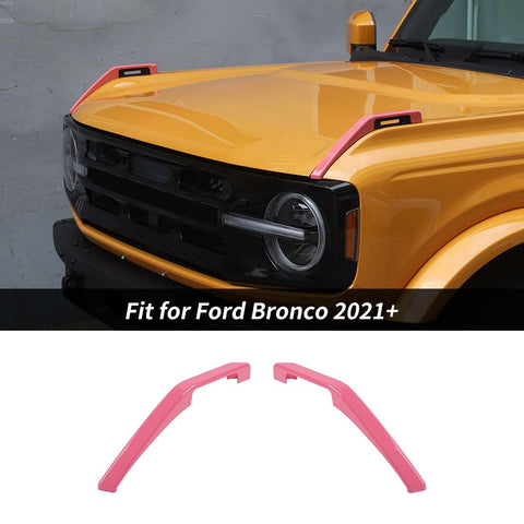 Front Engine Hood Hinge Cover Trim For Ford Bronco 2021+ Accessories｜CheroCar