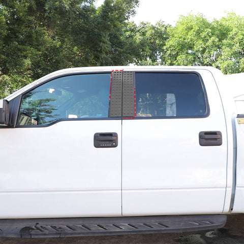 For 2009-2014 Ford F150 Raptor Car Window Center Pillar Post Panel Cover Trim