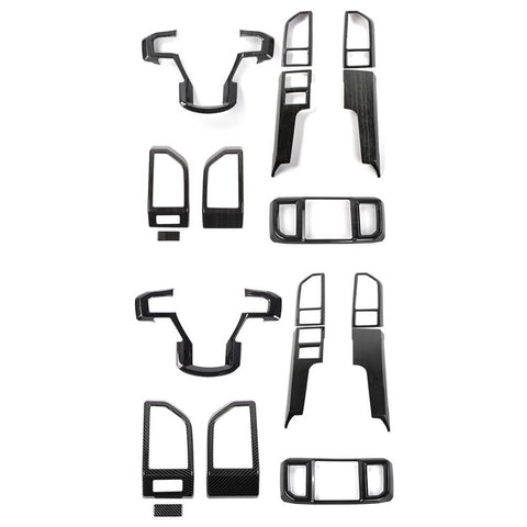 For 2015-2020 Ford F150 9 x Inner Central Control Decor Cover Trim