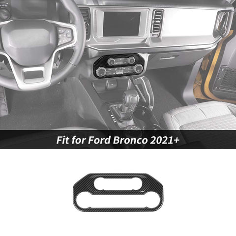 Air Conditioner Switch Panel Cover Trim Bezels For Ford Bronco 2021+ Accessories | CheroCar