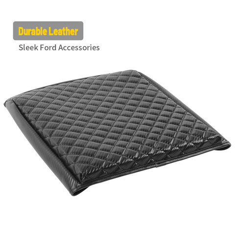 For 2021+ Ford F150 Leather Center Console Armrest Box Pad Cover Protector