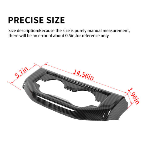For 2018+ Dodge Ram Rear Row Cup Holder Panel Cover Trim