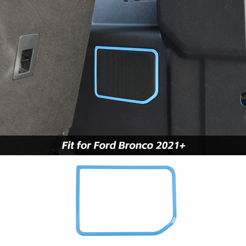 Rear Cargo Trunk Speaker Horn Trim Cover Decor For Ford Bronco 2021+ Accessories | CheroCar