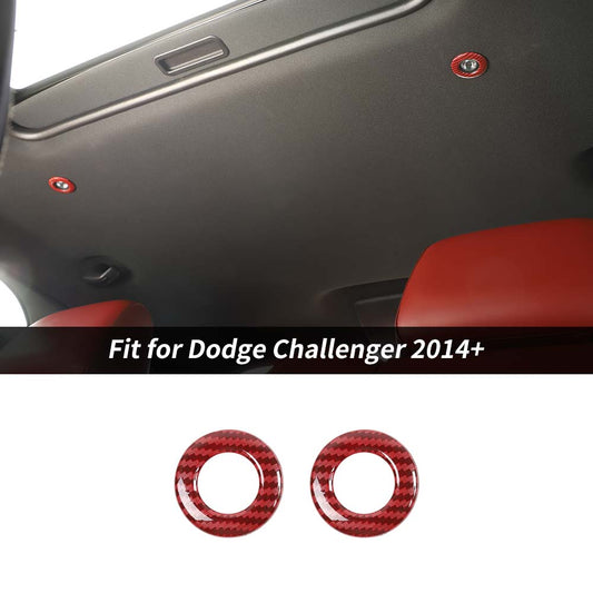 Roof Reading Light Lamp Trim Ring For Dodge Challenger 2014+ Accessories | CheroCar